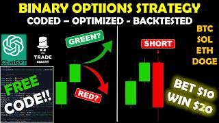 Crypto Binary Options Trading Strategy for Polymarket + FREE Code!