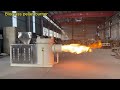 Biomass burner ignition test machine