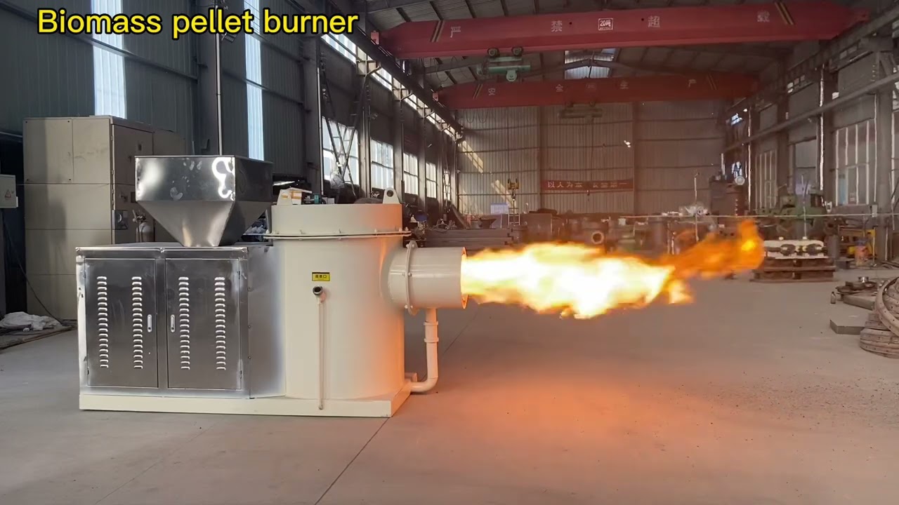 Biomass burner ignition test machine