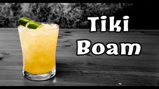 How To Make The Tiki Boam Cocktail With Bourbon