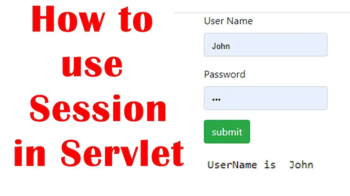 How to  use  Session  in Servlet