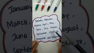 ‼️Menyanyikan Lagu Months‼️ - Bahasa Inggris SD IKM #shorts