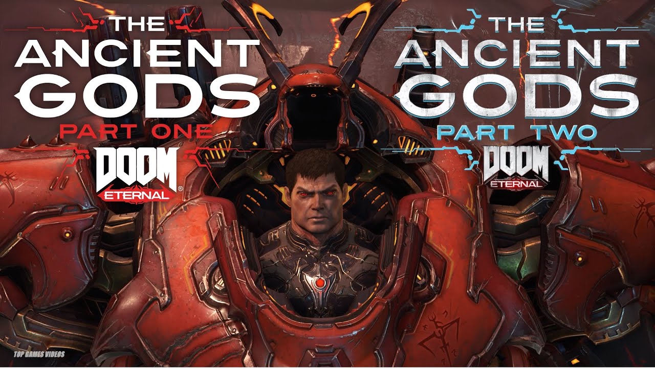 Doom Eternal: DLC THE ANCIENT GODS PART 1 & 2  / ALL Cutscenes and Cinematics (2024) [4K60FPS]