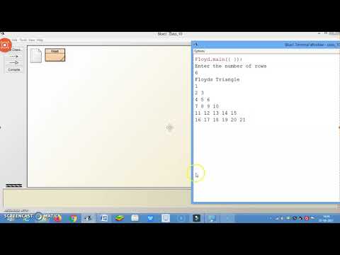 How to create Floyds Triangle in JAVA || With the help of "For loop"