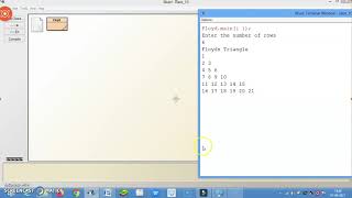 How to create Floyds Triangle in JAVA || With the help of For loop