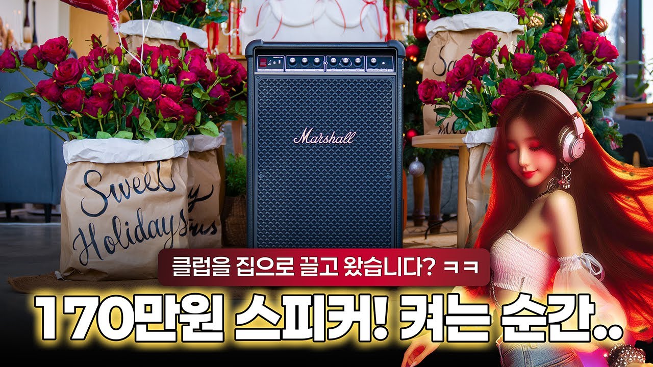 클럽을 집으로 끌고온 남자 ㅋㅋㅋ 마샬 브롬리 750 스피커 사용기