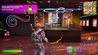 Fortnite - Search Containers In Sandy Strip Humble Hills Or Lethal Labs Born In Chaos Quests