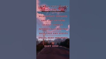 Zombie Alarm  RUST Hardcore PVE Server