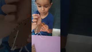 Motricidad fina actividades (figuras de cartón para cocer)