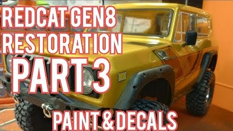 Redcat Gen8 Restoration Part 3 - Paint and Decals