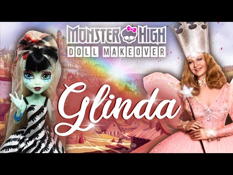 Making GLINDA THE GOOD WITCH DOLL / THE WIZZARD OF OZ / Monster High Doll Repaint by Poppen Atelier