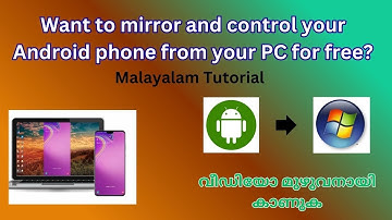 SCRCPY Tutorial 2025: Free Android Screen Cast & Control from PC | Malayalam Full Guide 2025
