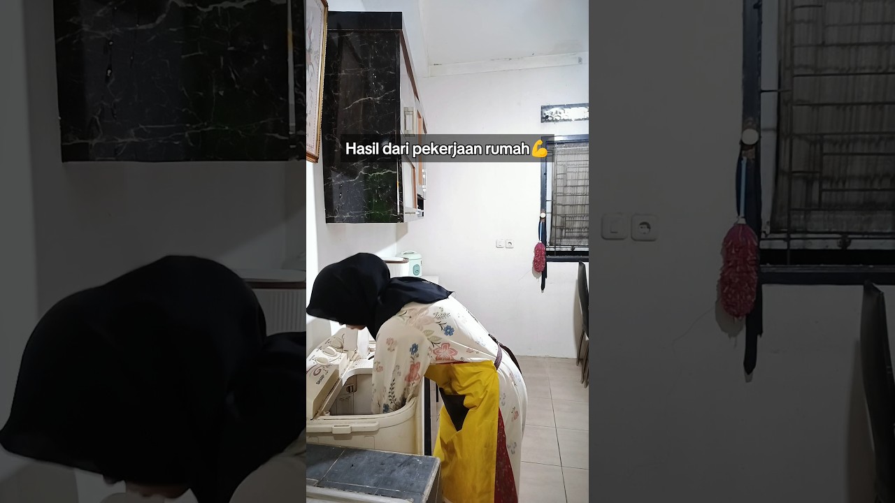 Ternyata setiap hari mengerjakan pekerjaan rumah membuat tangan kuat💪🏻 #relate #videolucu #komedi