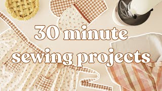 150 Easy Sewing Projects That Takes Less Than 30 Minutes - Sew My
