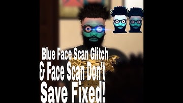 NBA 2k19 How To Get Blue Face tutorial Glitch & Face Scan Dont Save Glitch Fixed!
