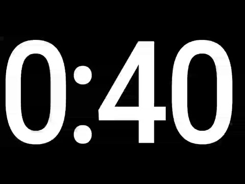40   شمارش معکوس ۴۰ ثانیه ای چهل ثانیه