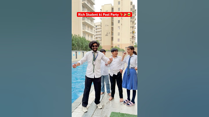 Rich Student ki Pool Party 😎🎉🤽 #shorts #ytshorts #teratrigun #richstudent #fun