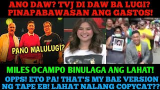 TVJ DI DAW BA LUGI? TVJ MALULUGI?? OPPS! THAT'S MY BAE VERSION NG TAPE EB! MILES BINULAGA ANG LAHAT!