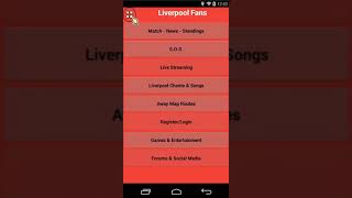 Liverpool Fans Updates Android Application screenshot 5
