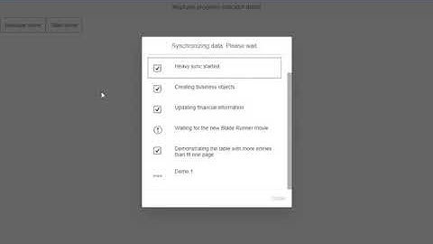 Demo of progress table using SAP, Neptune and ABAP Channels