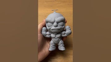 3d Printed Chibi Muscle Doraemon #doraemon #ドラえもん #3dprinting