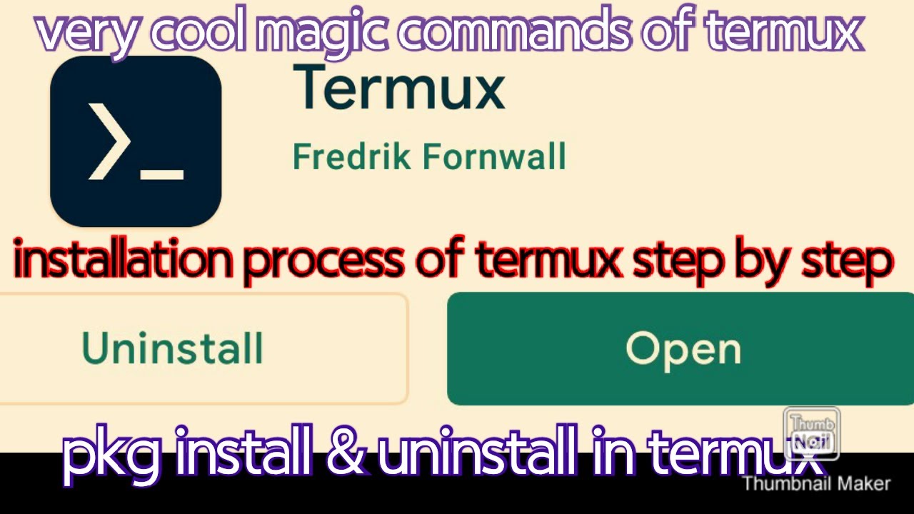 Termux Pkg Commands Termux Pkg Commands