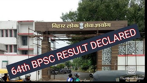 64th Bpsc final result declared.