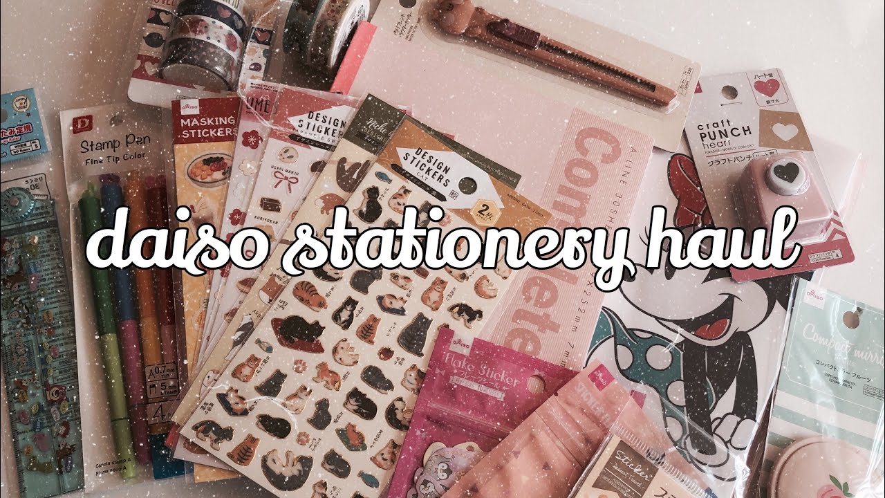 daiso stationery haul!🍰1 +new items YouTube