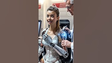 This AI Robot Girl Thanks Her Creator After a Critical Repair #AIrobot #FutureTech