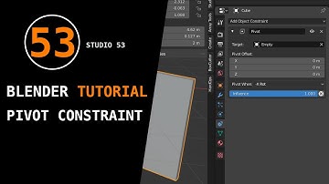 Blender 2.8x Tutorial: Pivot Constraint