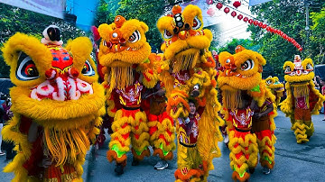 Múa Lân Hay Nhất 2025 diễu hành Lân Sư Rồng lễ hội Làm Chay Chùa Bà Thiên Hậu Bửu Long