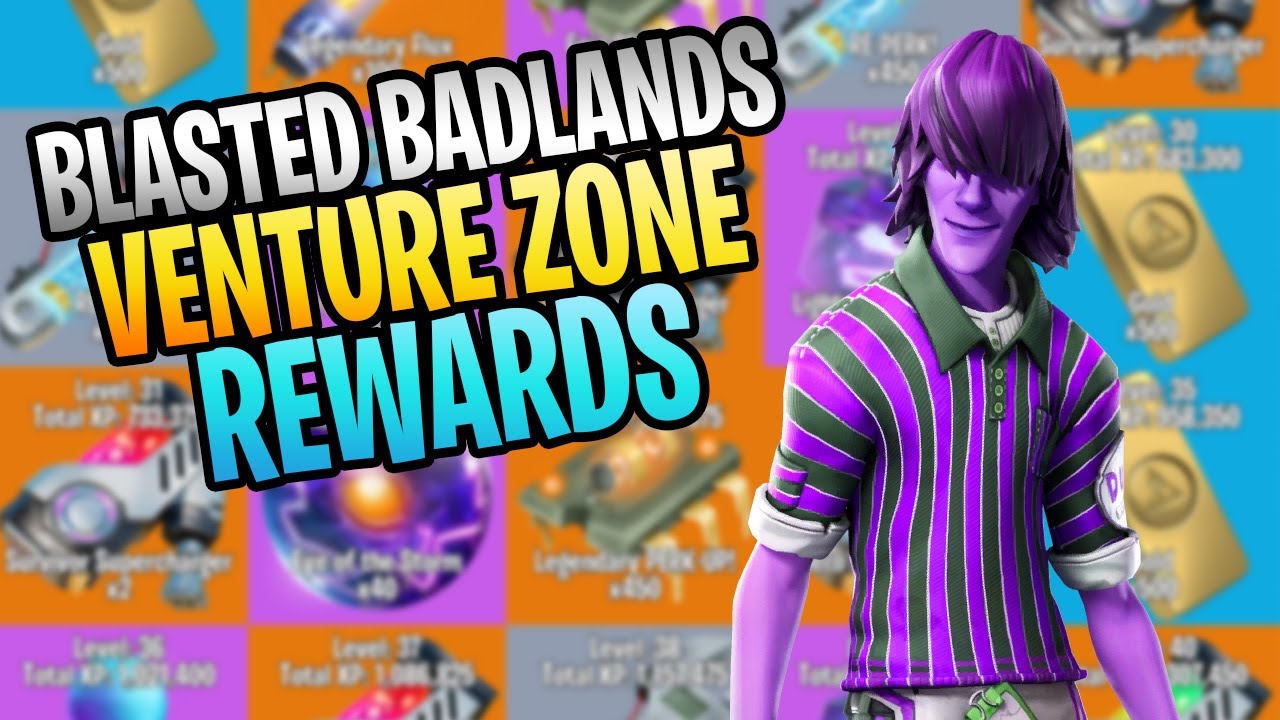 BLASTED BADLANDS Venture Zone Rewards, Loadouts, And Tips! Easiest Venture Zone?