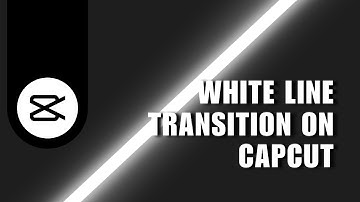 ⭐ QUICK: White line transition on CapCut|Editing tutorial #3 | Step by Step