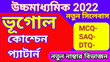 HS Geography Question Pattern//syllabus.