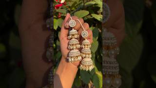 Earrings of the day | Handmade Earrings Variety #earrings #shortvideo #jhumka