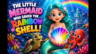 The Little Mermaid Who Saved the Rainbow Shell 🧜‍♀️🌈 | Magical Animated Story for Kids