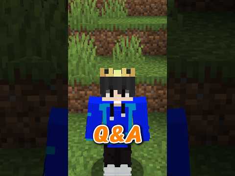Why I’m Not Making a Q&A Video?🤧 #minecraft #shorts #ytshorts