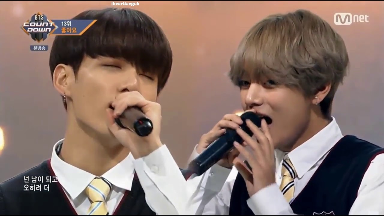 Taekook harmonising together