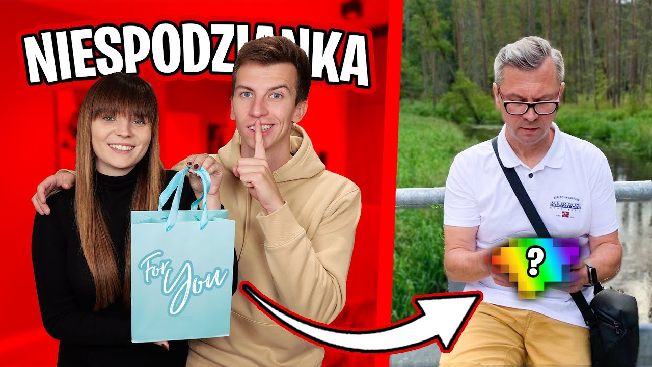 ZROBILIŚMY NIESPODZIANKĘ KAROLA TACIE I DALIŚMY MU TO... 🤫