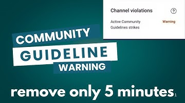 Community Warning strike kaise hataye 2025 | How to removewarning strike on youtube  only 5 minutes 