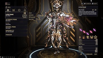 Warframe Maximum Investment -  Gyre Prime | The Old Peace