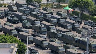 香港抗議、中国武装警察車両が深圳に展開して1週間