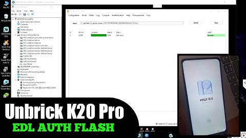 How to Unbrick Redmi K20 Pro via Mi Flash Tool | EDL Auth Flash any Xiaomi Device