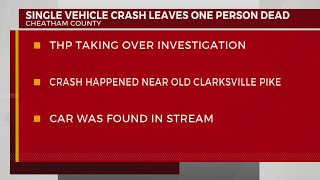 THP investigates deadly car crash in Cheatham County