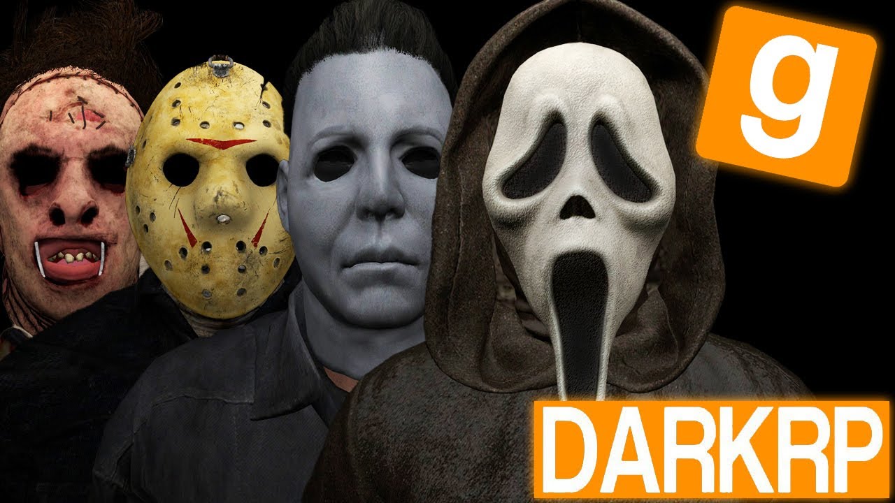 LES 4 TUEURS D'HALLOWEEN !! 🔪🎃 Garry's Mod DarkRP YouTube