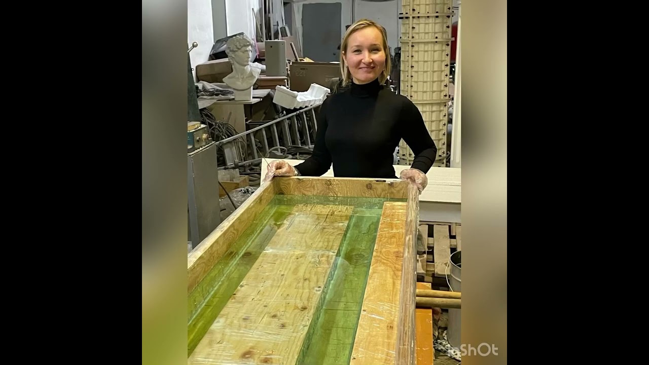 Проект «Лёд» .250 кг эпоксидной смолы GreenEpoxy k7