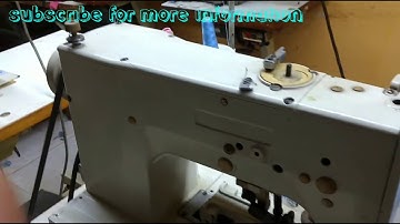 How to operate Sunstar SPS/A-B1202 ( button sew )