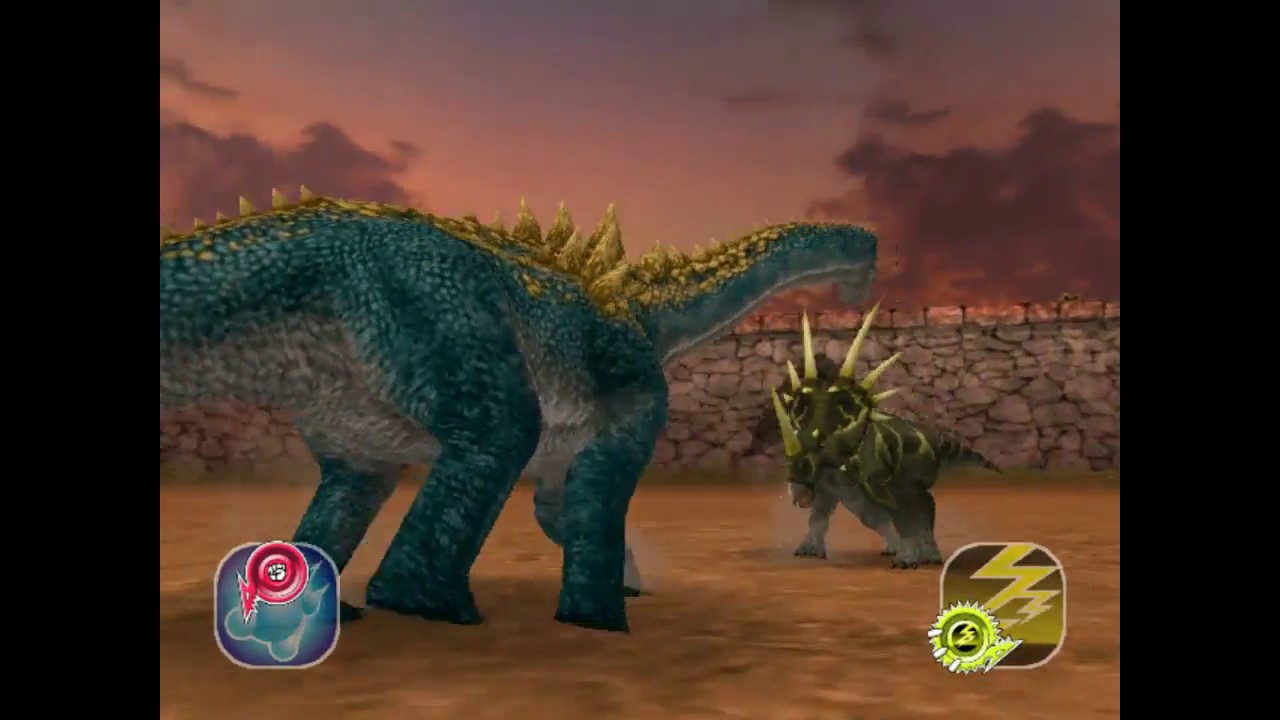 Dinosaur King Gameplay: Alpha Fortress - Ampelosaurus ft. Fossil  Euoplocephalus, image size:1280x720