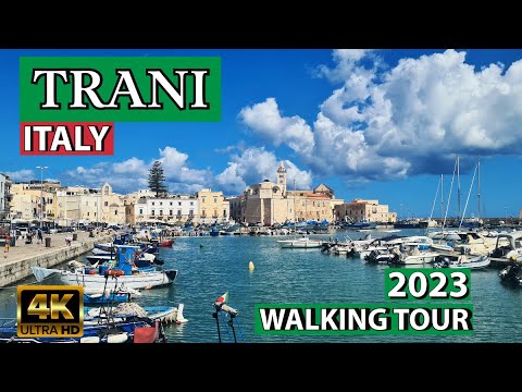 🇮🇹 TRANI,  ITALY - 4K Walking Tour around the City