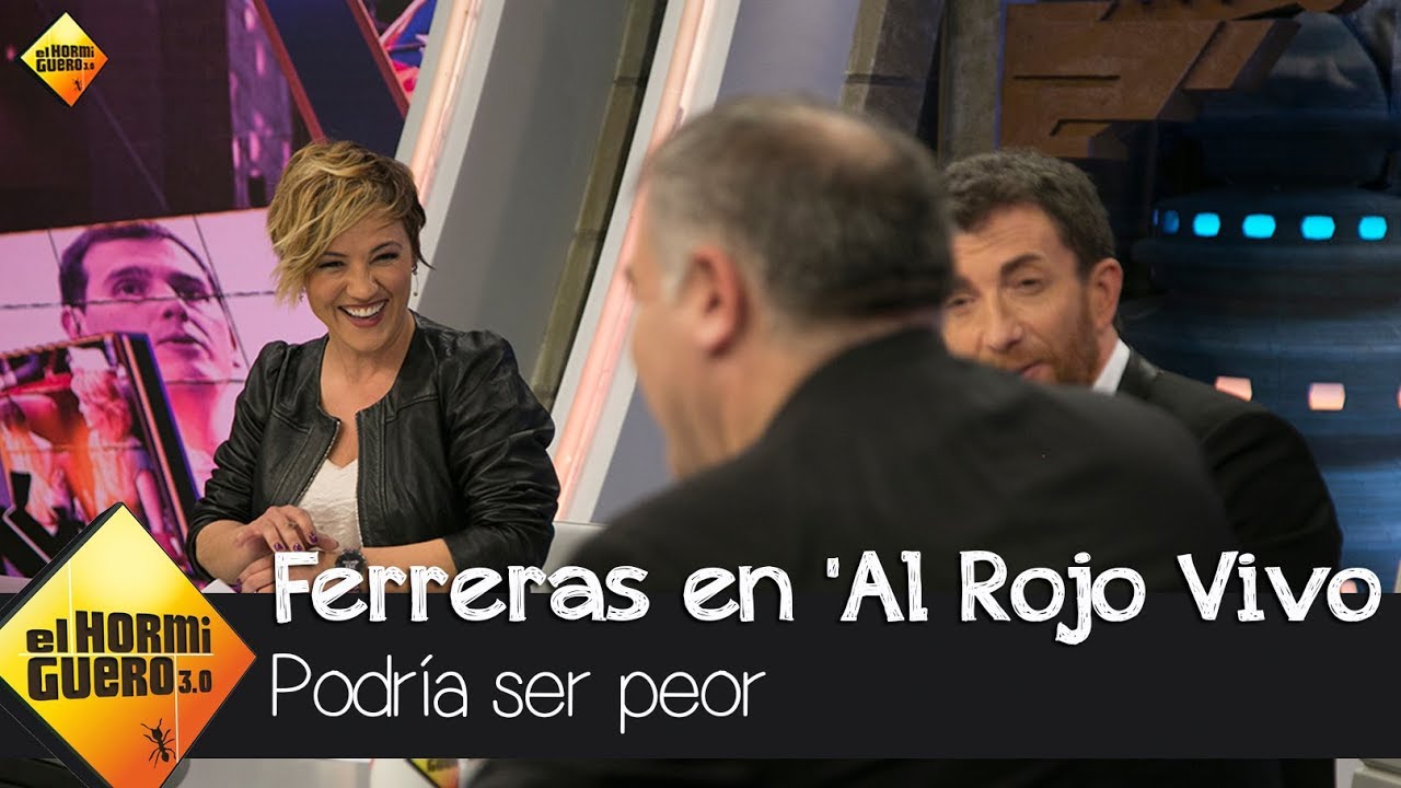Cristina Pardo y los mejores momentos de García Ferreras en 'Al Rojo Vivo' - El Hormiguero 3.0
